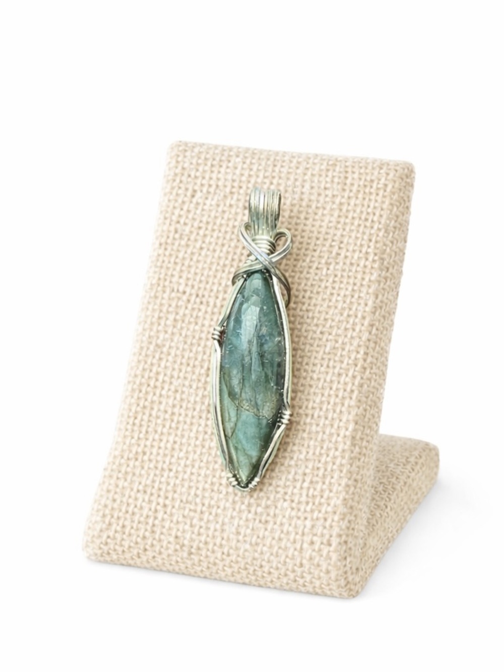 Labradorite Wire Wrapped Pendant